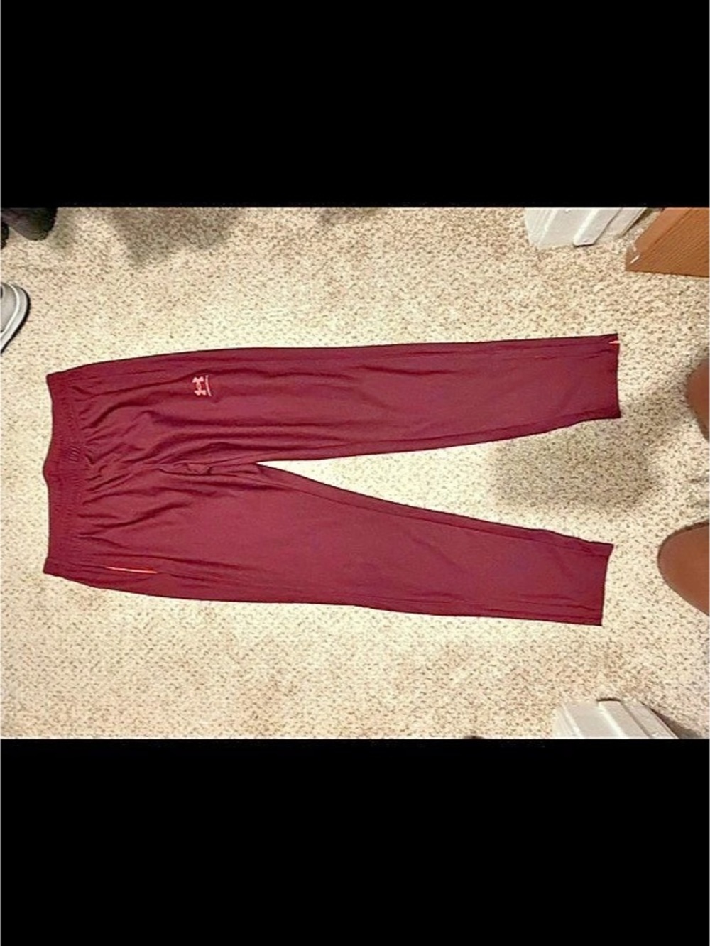 Under Armour Burgundy Leggings